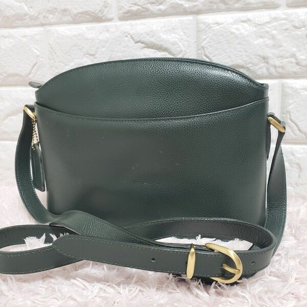 COACH オールドコーチ 4405 ショルダーバック ダークグリーン 美品