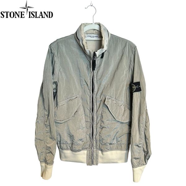 【Archive】stone island nylon metal jacket 08SS ナイロンメタル ジャケットM グレー