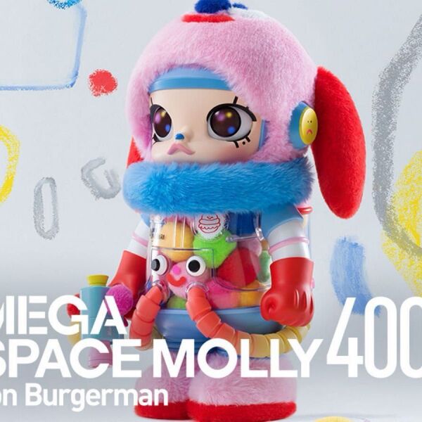 popmart MEGA SPACE MOLLY 400% Jon Burgerman