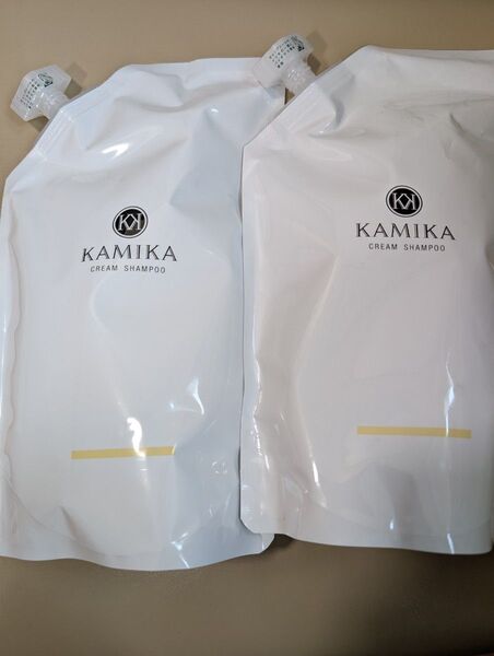 KAMIKA カミカ クリームシャンプー 詰め替え パック 600g 2個 ベルガモット