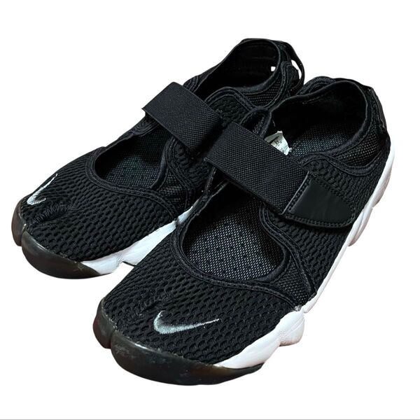 NIKE ナイキ ウィメンズ エアリフト ブリーズ 25cm ブラック スニーカー エアリフト 足袋 AIR RIFT