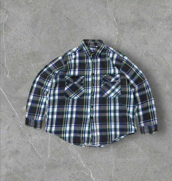 ヴィンテージ 90s ファイブブラザー FIVE BROTHER ネルシャツ FIVE BROTHER 古着 L ビンテージ