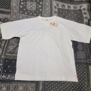 Healthknit ヘルスニット マックスウェイト ラグラン半袖Tシャツ 新品 ホワイト 無地