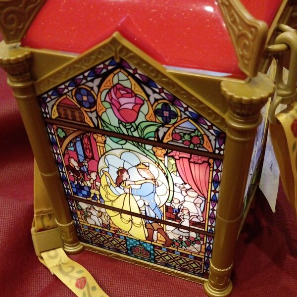 【1回使用、新品同様品】東京ディズニーランド 美女と野獣 ポップコーン バケット タグ付き Disney