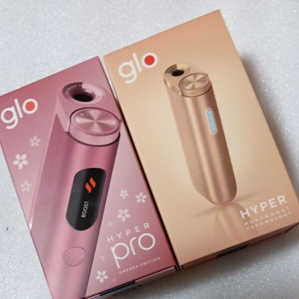 【新品、未使用品】【2種セット】glo HYPER pro・サクラ EDITION & glo hyper ローズゴールド即日発送