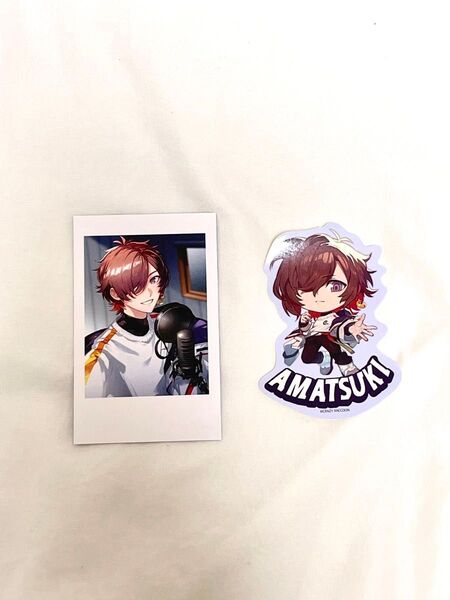 CR crazy raccoon 天月 あまつき Amatsuki セルフィーカード チェキ風 ステッカー