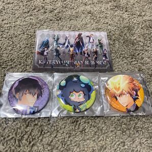 家庭教師ヒットマンREBORN! 未来チョイス編 缶バッジ3点 特典ブロマイド