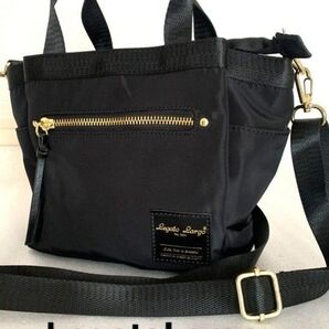 Legatorgo レガートラルゴ2way バッグ ブラック トート ハンド ショルダー 斜め掛け 黒