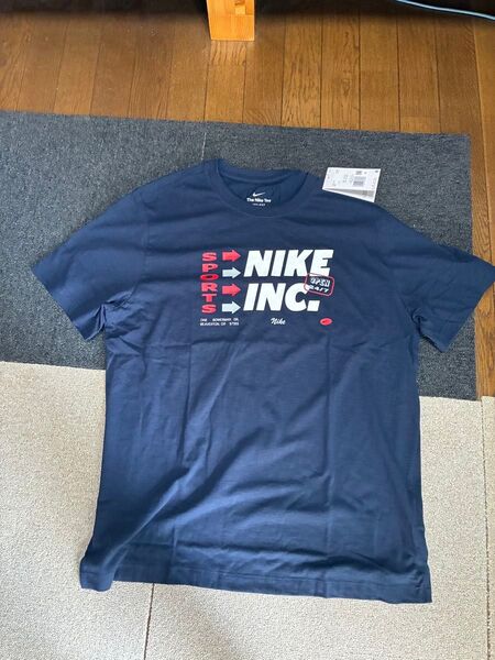 NIKE ナイキ 半袖 Tシャツ ドライフィット ネイビー メンズ レディース XXL 新品 未使用 トレーニング 吸水速乾 夏