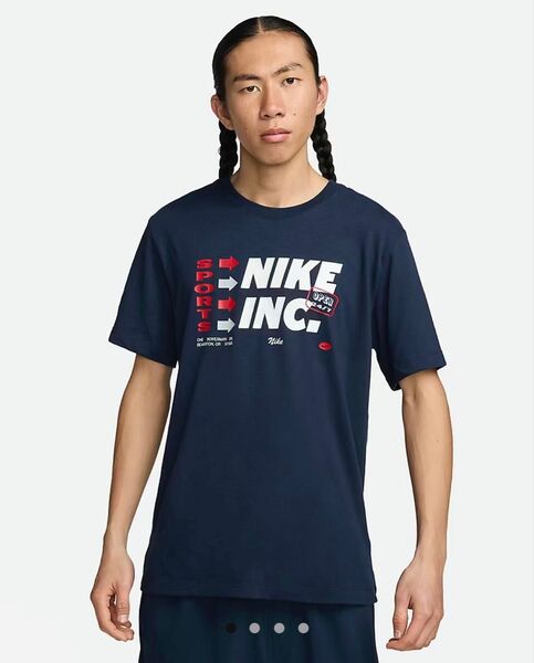 NIKE ナイキ 半袖 Tシャツ ドライフィット ネイビー メンズ レディース XXL 2XL 新品 未使用 部屋着 トレーニング