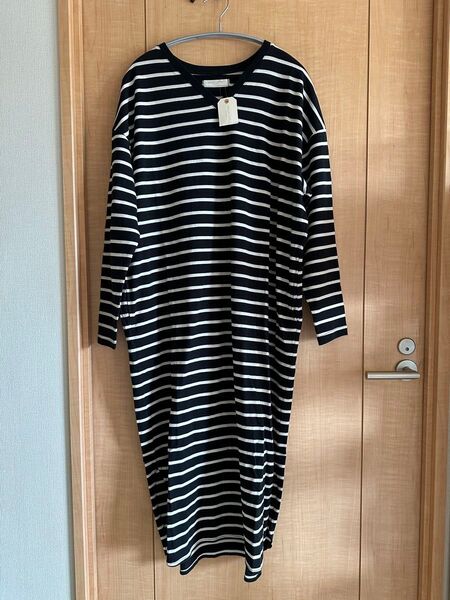 chocol raffine robe ワンピース長袖 Tシャツワンピース 綿100%