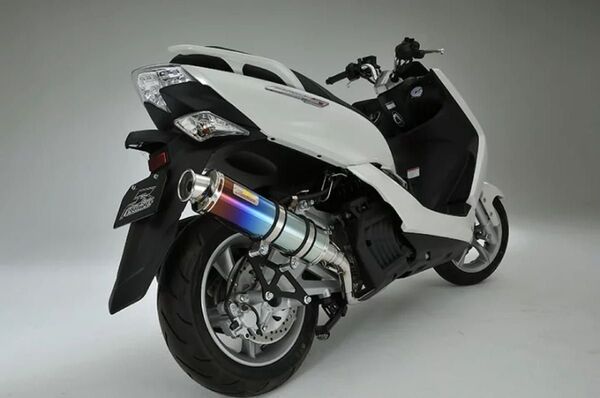 新品未使用在庫有平日即日発送Realize ヤマハ マジェスティS (SG28J/52J)バイクマフラー 22Racing Ti