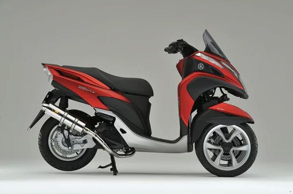 新品 未使用 在庫有平日に即日発送 Realize ヤマハ トリシティ125 (SE82J) バイクマフラー 22Racing