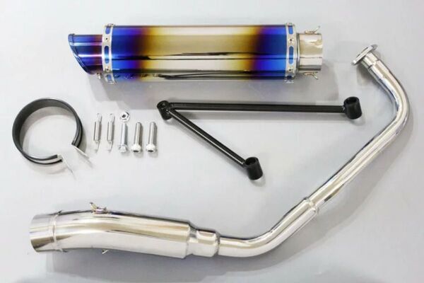 新品未使用在庫有平日即日発送 HMS ホンダPCX125/150esp EBJ-JF56/EBJ-JF28バイクマフラー M-DX