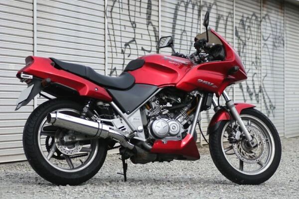 新品未使用在庫有平日即日発送 Realize ホンダ XELVIS ゼルビス (MC25)バイクマフラー Aria (TypeS)
