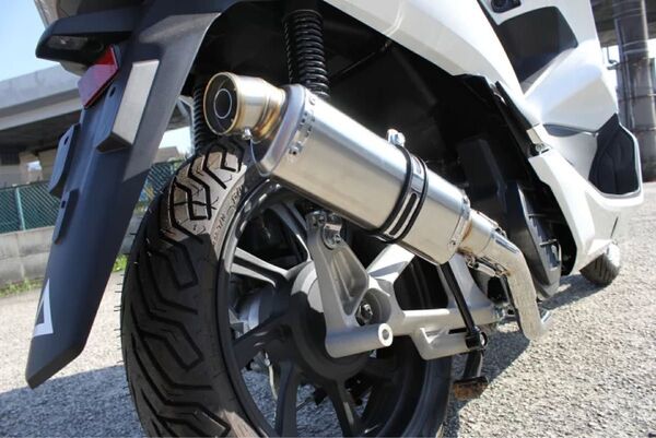 新品 未使用 在庫有平日即日発送 HMS ホンダ PCX125/PCX150 (JF81/KF30) DELTA マフラー