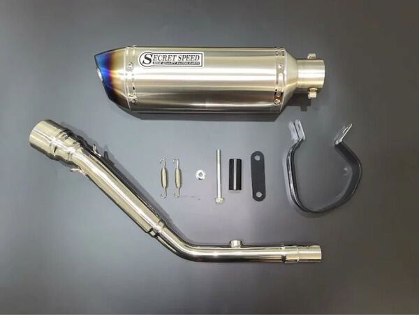 新品 未使用 在庫有平日即日発送 Dトラッカー125 KLX125 バイクマフラー スリップオン 異形 モタード ステンレス