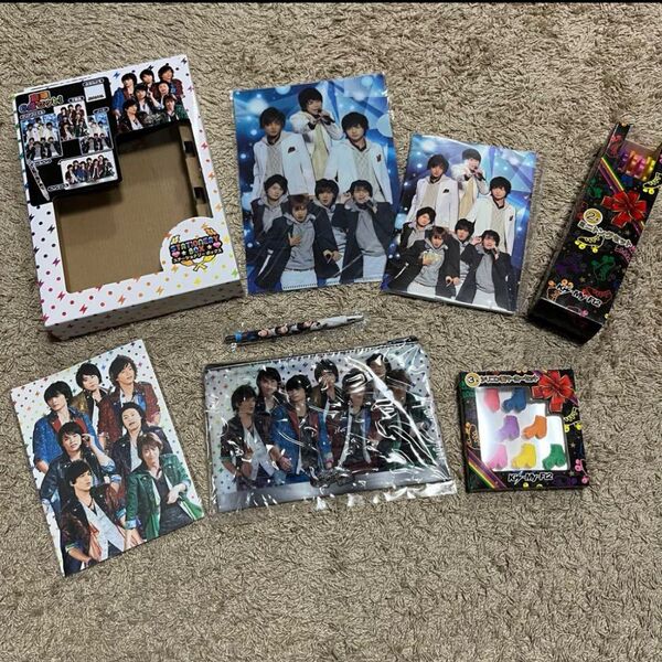 【未使用】キスマイ Kis-My-Ft2 グッズ 7点セット ジャニーズ 当時物 キスマイフットツー グループ 平成 タレント