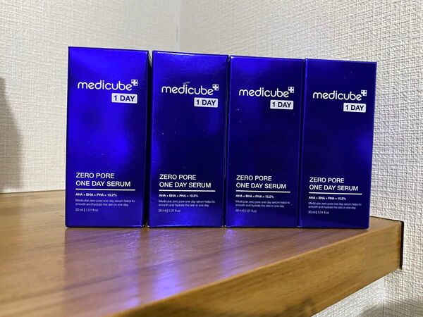 【新品未使用】メディキューブ ゼロ 毛穴 1DAY セラム 30ml ④