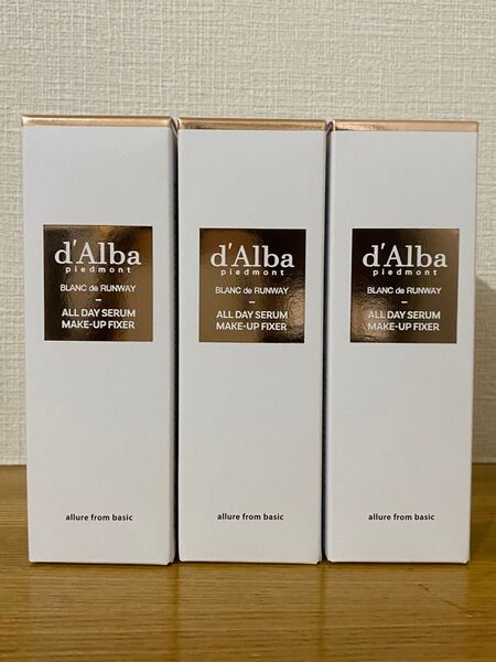 【新品未使用】ダルバ d'Alba オールデイ セラム メイクアップ フィクサー 80ml