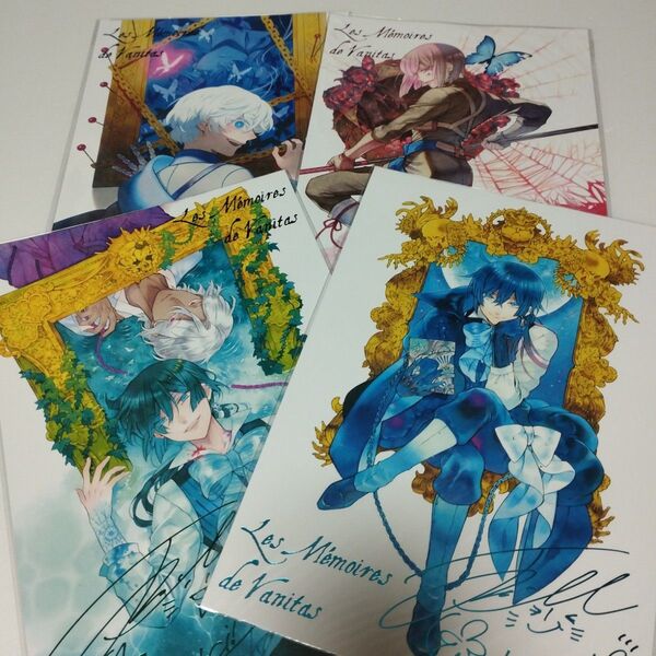 ヴァニタスの手記 付録 イラストカード 非売品 望月淳 複製サイン入り 箔押し ビッグイラストカード ガンガンJOKER