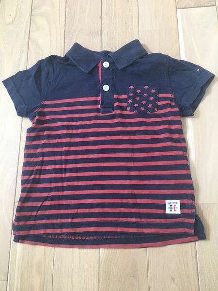 【送料無料】トミーヒルフィガー　ＴＯＭＭＹ　ＨＩＬＦＩＧＥＲ　男の子ポロシャツ９２㎝