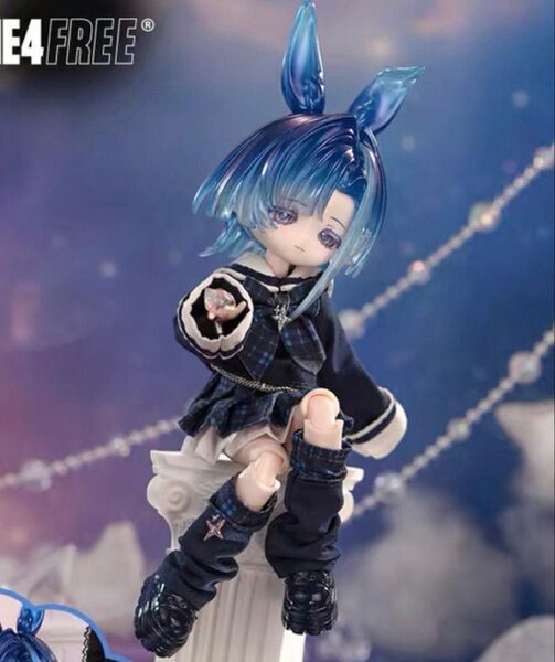 a) COME4FREE ボニーバニー 気象星語 オーロラ BJD ブラインドドール
