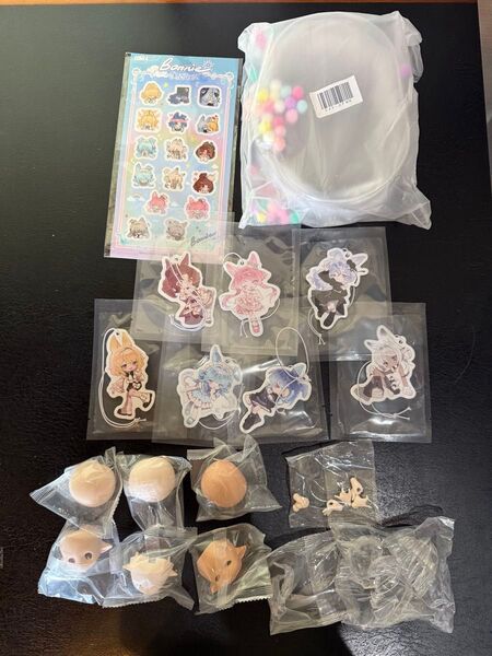 a) COME4FREE ボニーバニー 気象星語 特典セット フェイス ヘア ドール