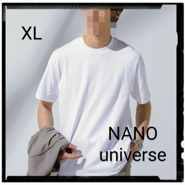 NANO universe【美品】Anti Soaked(R) 汗染み防止 クルーネックTシャツ
