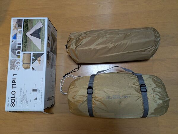 bundok ソロティピー1 ワンポールテント BDK-75B + bundok スクエアタープ BDK-23B セット