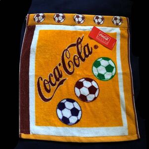 ＊レア＊コカコーラ COCA COLA サッカー　ハンドタオル　新品