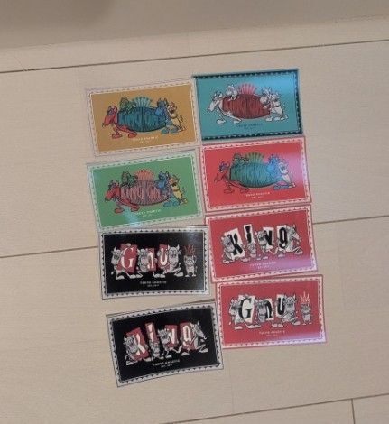 King Gnu キングヌー オリジナル ステッカー ファミマ ローソン