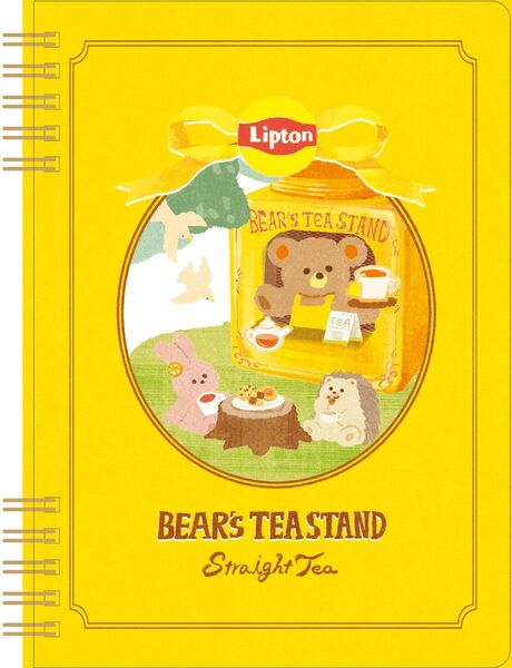 B6リングノートLipton ストレートティー【古川紙工】