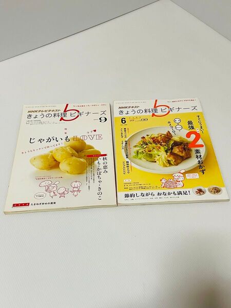 NHKテキスト きょうの料理ビギナーズ 2冊セット 目次画像あります
