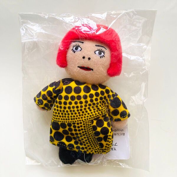【 新品未使用品 草間彌生 YAYOIちゃんプラッシュキーホルダー キーチャーム カボチャ南瓜 ぬいぐるみ キーホルダーvol.3