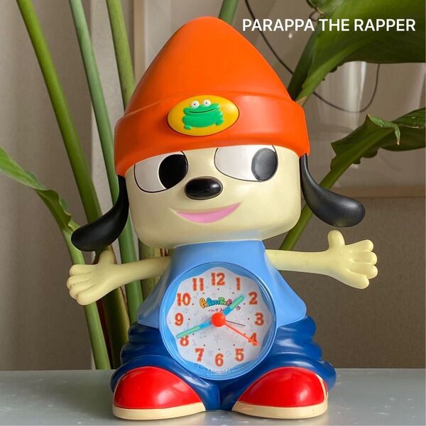 【 希少 レア パラッパラッパー 目覚まし時計 PARAPPA THE RAPPER 】 置時計 目覚まし時計 当時物
