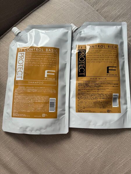 FIOLE TX CONTROL BASIC&RICH 1000ml セット Fプロテクト フィヨーレ シャンプー ヘアマスク
