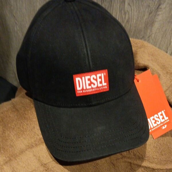 ☆DIESEL☆キャップ 黒 ☆新品未使用☆店頭7000円