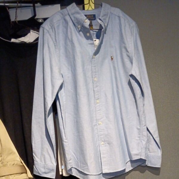 ☆POLO RALPH LAUREN ☆オックスフォードシャツ ☆ライトブルー☆新品未使用