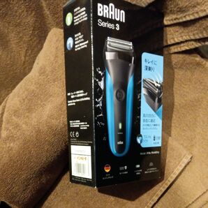BRAUN Series3☆310s Wet&Dry 電気シェーバー ☆ブルー ☆新品未使用
