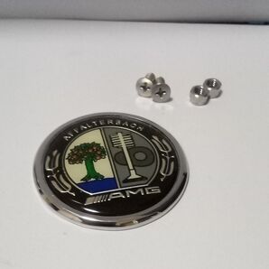 新品 長期保管品 メルセデス・ベンツ AMG アップル ボンネットバッジ ボンネットマスコット エンブレム