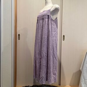 ungrid アングリッド マークスタイラー フリーサイズ ラベンダー (藤色)キャミロングワンピース ロング丈