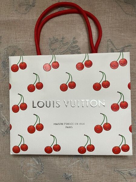 【新品】「ルイ・ヴィトン × 村上隆」コレクションの第3章 ショップ袋 チェリーショッパー さくらんぼ紙袋 ★最終価格★