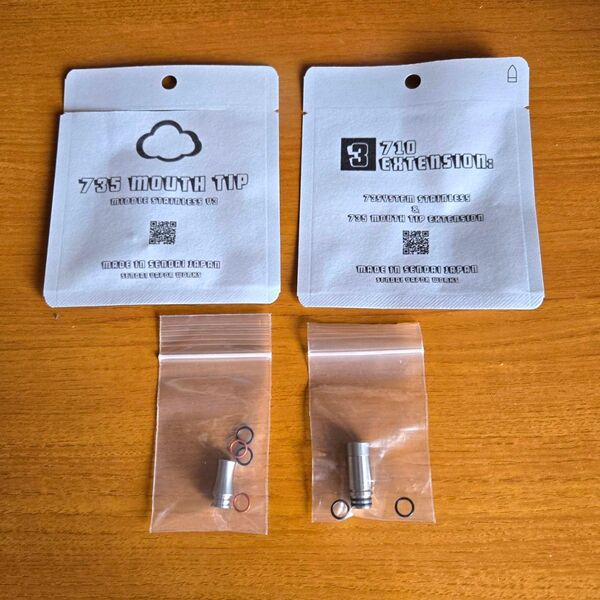 バラ売り不可 735 mouth tip V3 、3710 Extension: ドリップチップ 電子タバコ VAPE