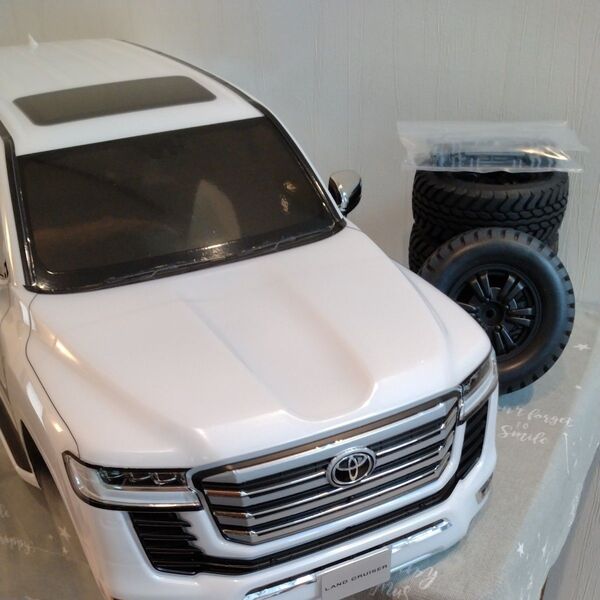 タミヤ 1/10RC トヨタ ランドクルーザー300 CC-02 塗装済み ボディ