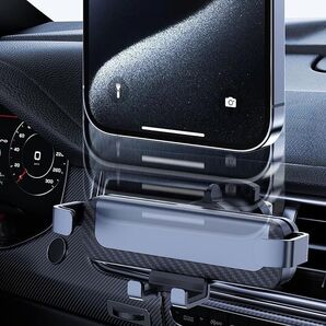 スマホホルダー 車 車載ホルダー 重力式 スマホスタンド 折りたたみ 片手操作 360°調整可能 安定性拔群 オートロック 落下防