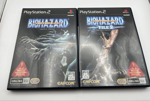 【PS2】 バイオハザード アウトブレイク1+2セット
