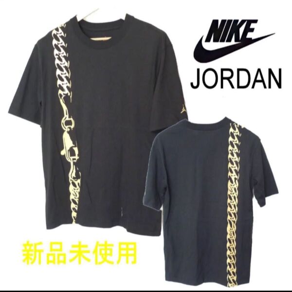 定価6050円新品メンズL相当(レディースM)ナイキ NIKE 黒 JORDAN ジョーダン オーバーサイズ グラフィックTシャツ
