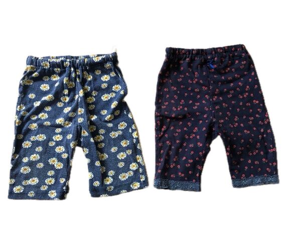 【期間限定】◆ベビー服 ハーフパンツ 2枚セット 80サイズ