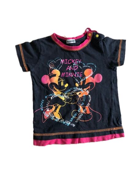 【期間限定】◆ミッキー&ミニー 半袖 Tシャツ 90サイズ